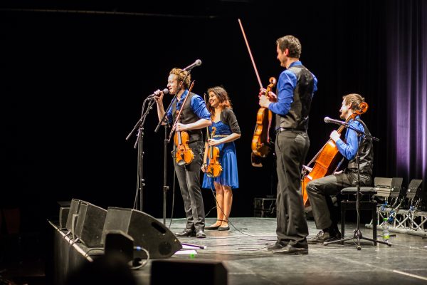 Feuerbach Quartett - Gruppenfoto beim spielen