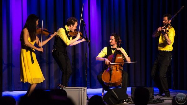 Feuerbach Quartett - Gruppenfoto beim spielen