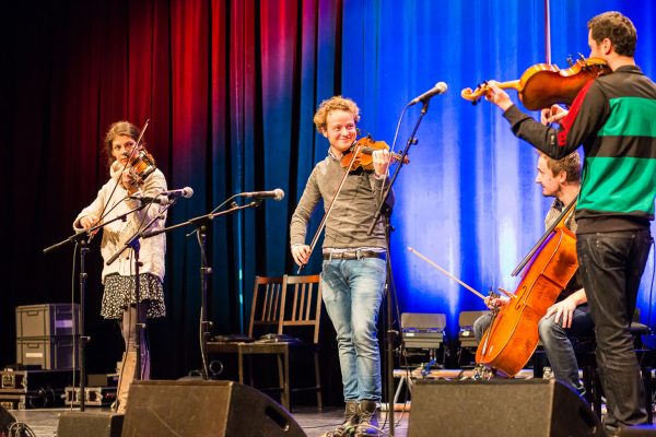 Feuerbach Quartett - Gruppenfoto beim spielen