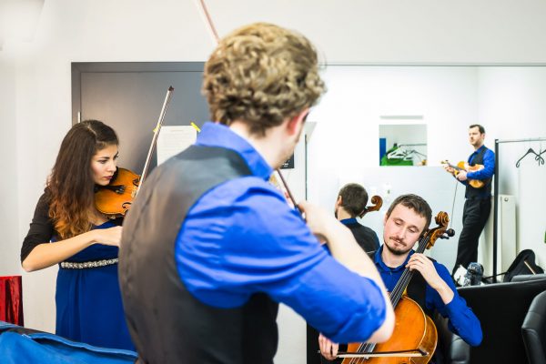 Feuerbach Quartett - Backstage Probe