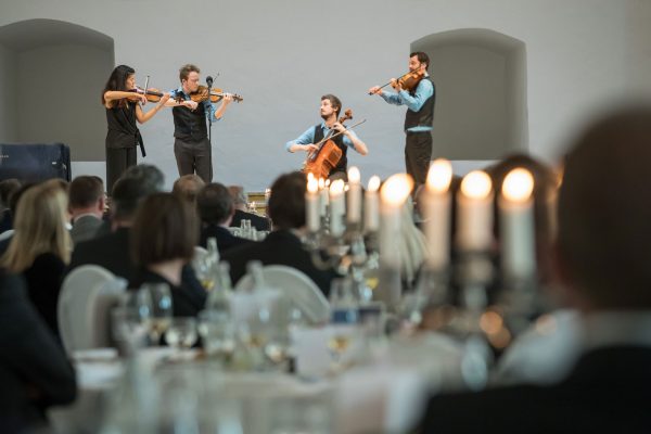 Feuerbach Quartett - Gruppenfoto beim spielen