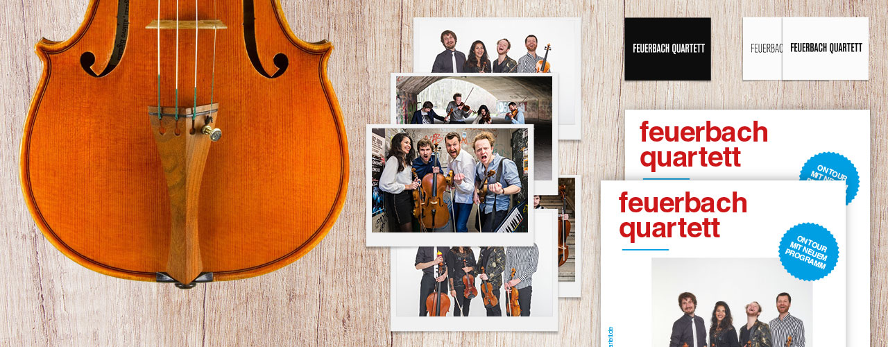 Mockup Pressepaket – Fünf Fotos, Logo auf Visitenkarte, Pressetexte